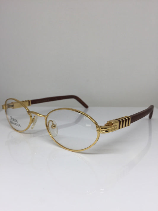 Vintage Porta Romana Porta Romana 30 Gold Eyeglasses - Super Vision Optical