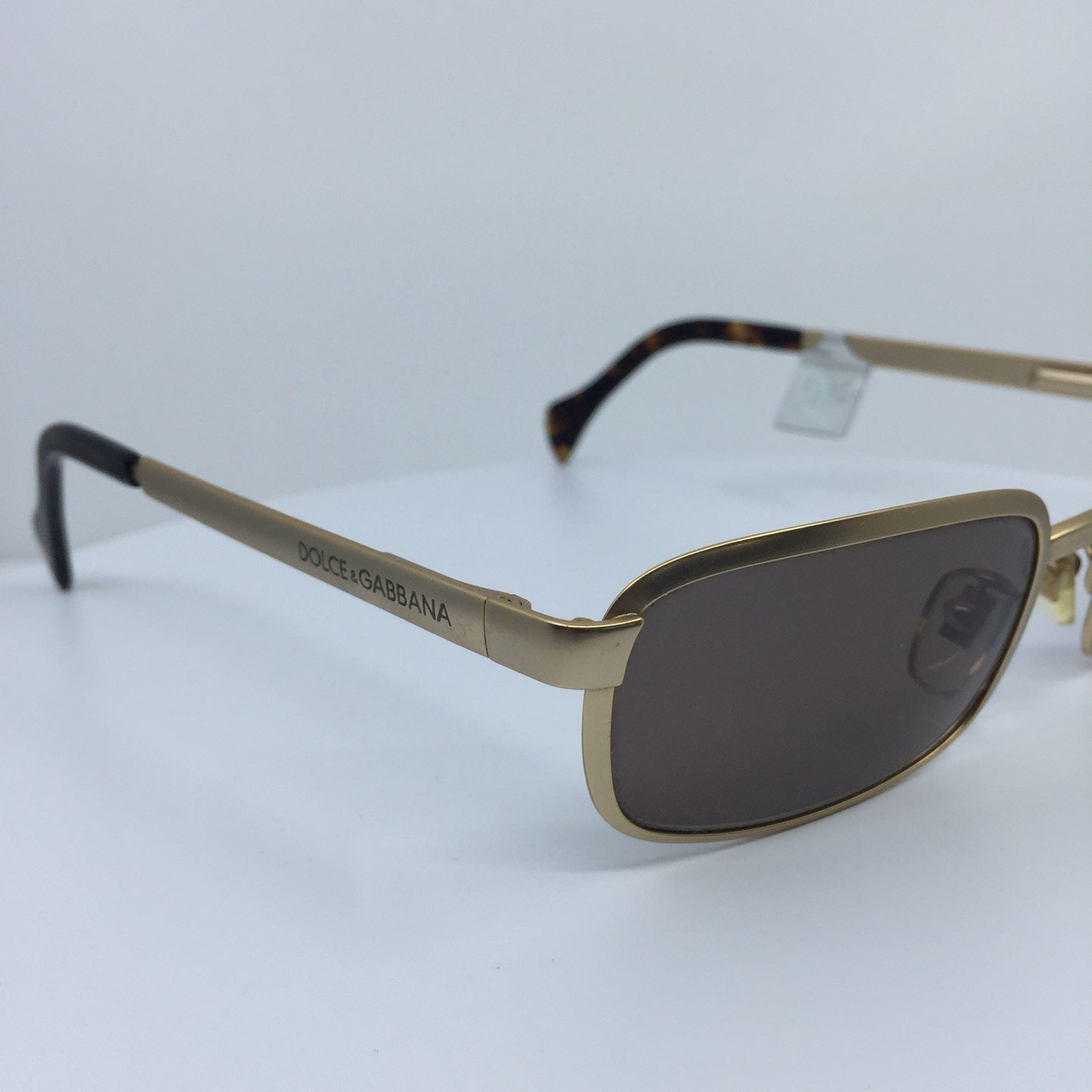 Vintage Dolce & Gabbana DG 320/S Gold Sunglasses - Super Vision Optical