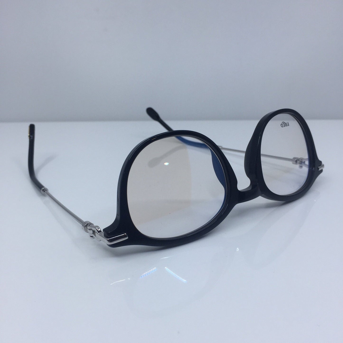 Vintage Fred Lunettes FG 50005 L Silver Eyeglasses - Super Vision Optical