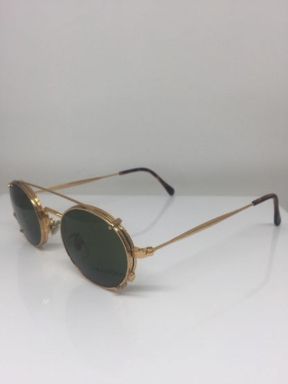 Vintage Calvin Klein CK 132 Gold Sunglasses - Super Vision Optical