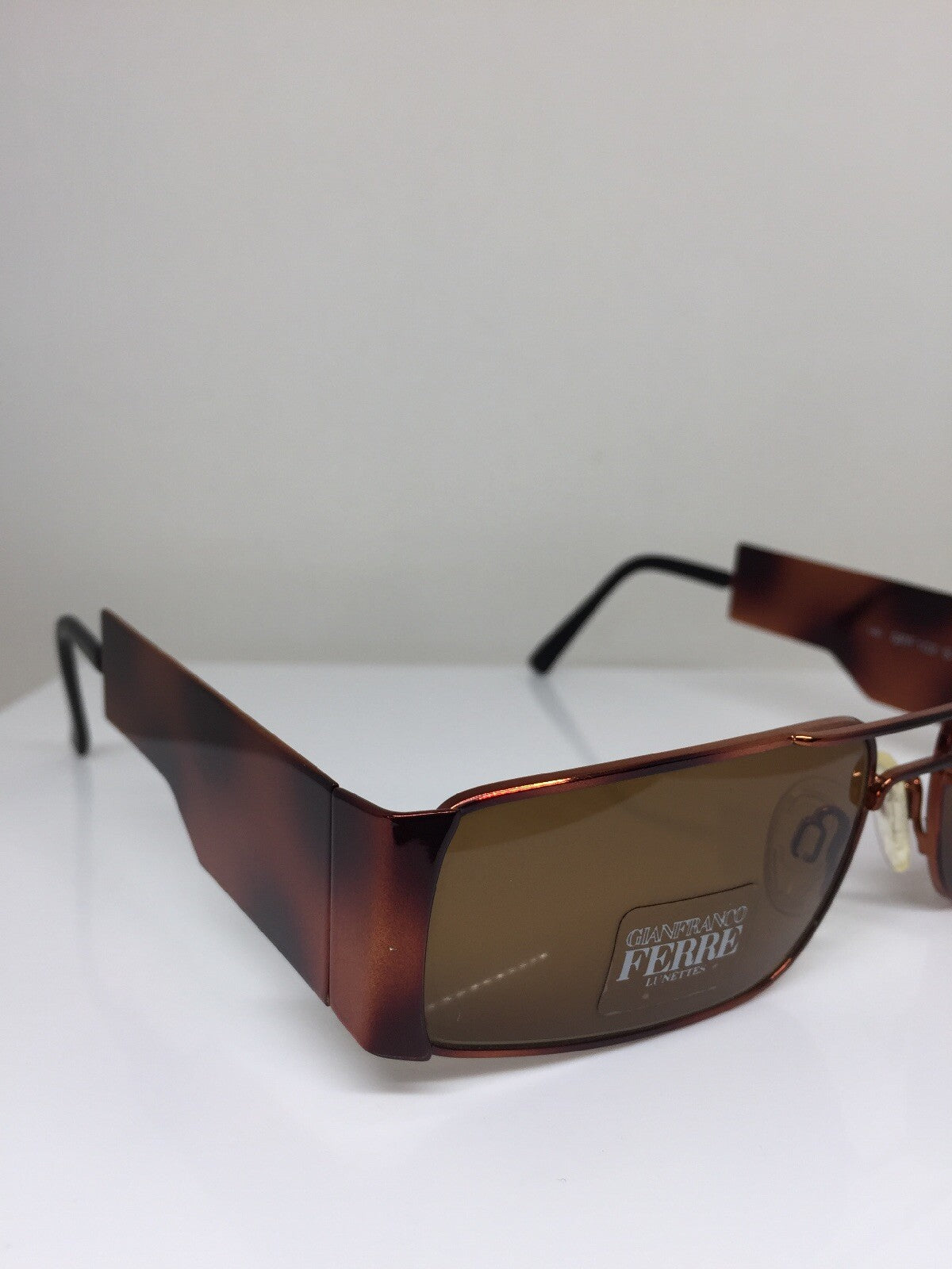 Vintage Gianfranco Ferre GFF 102-S Brown Sunglasses - Super Vision Optical