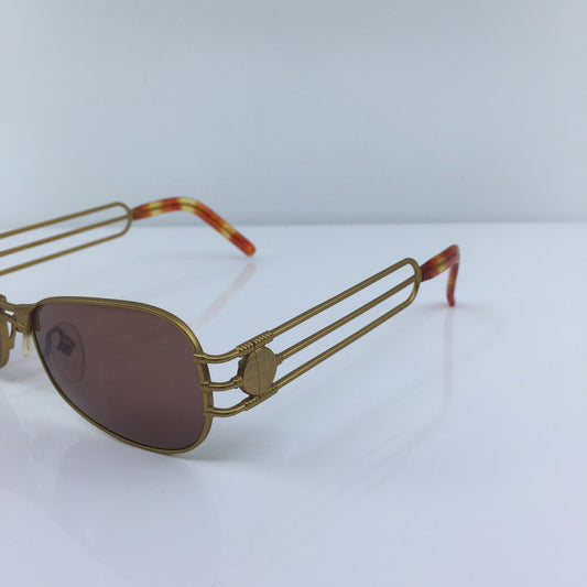 Vintage Jean Paul Gaultier JPG 58-5107 Gold Sunglasses - Super Vision Optical