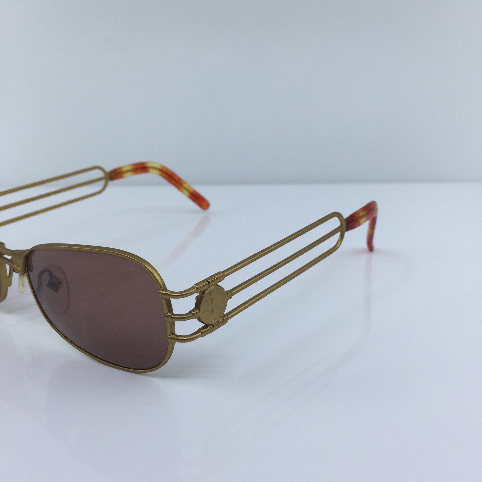 Vintage Jean Paul Gaultier JPG 58-5107 Gold Sunglasses - Super Vision Optical