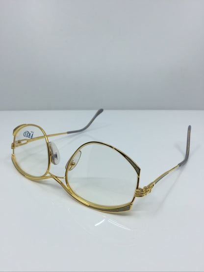 Vintage FRED Lunettes Paris Joyau Gold Eyeglasses - Super Vision Optical