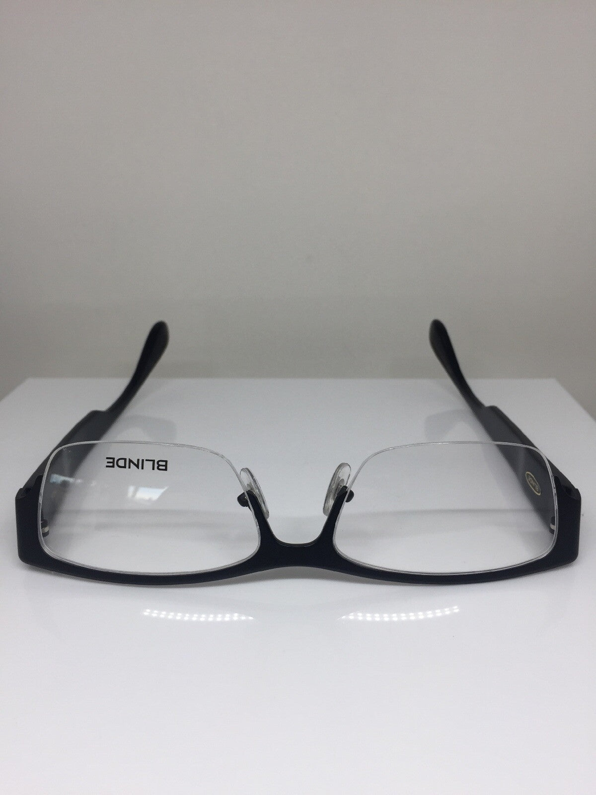 Vintage Blinde By Richard Walker Goin, Goin, Gone Black Eyeglasses - Super Vision Optical