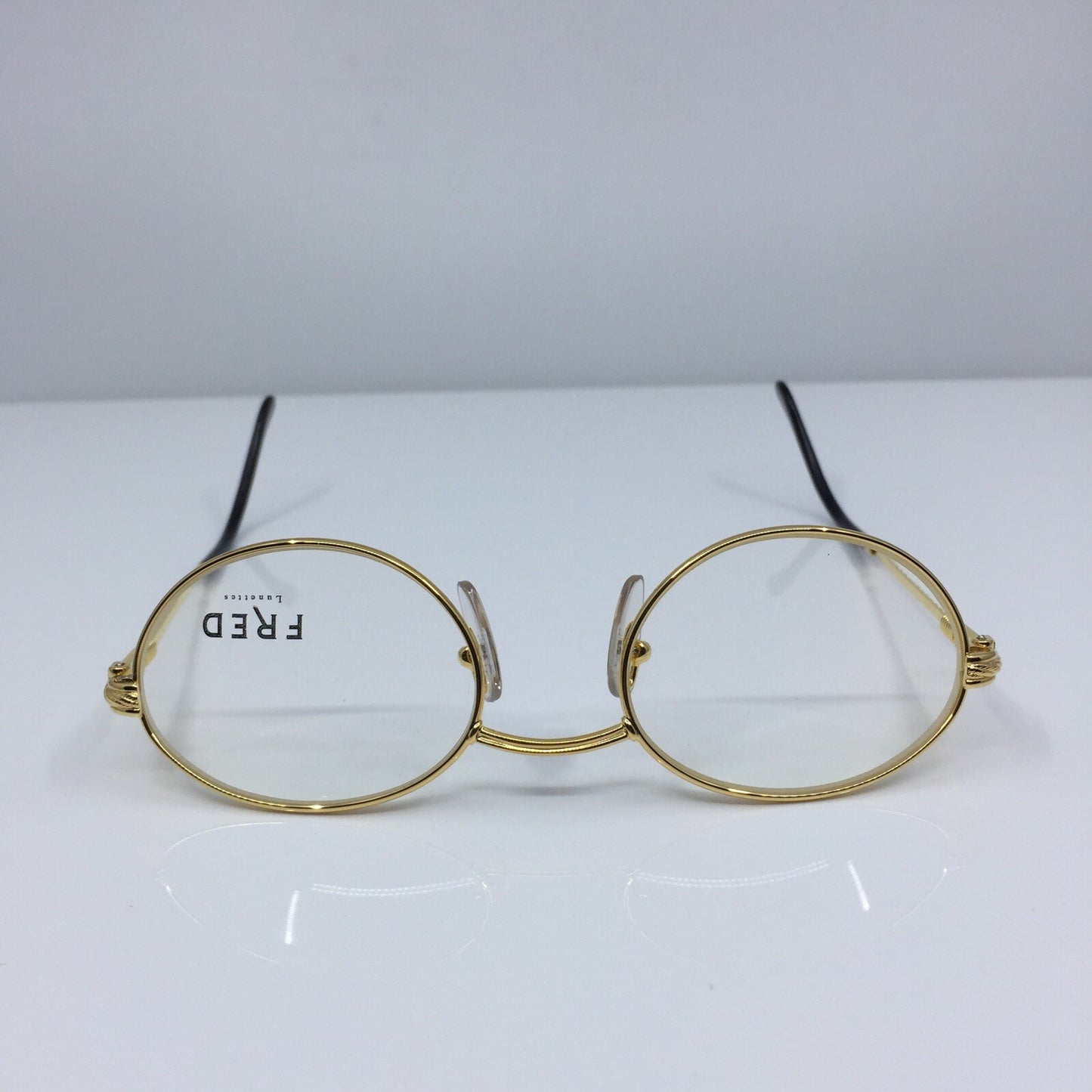Vintage Fred Lunettes Ketch Gold Eyeglasses - Super Vision Optical