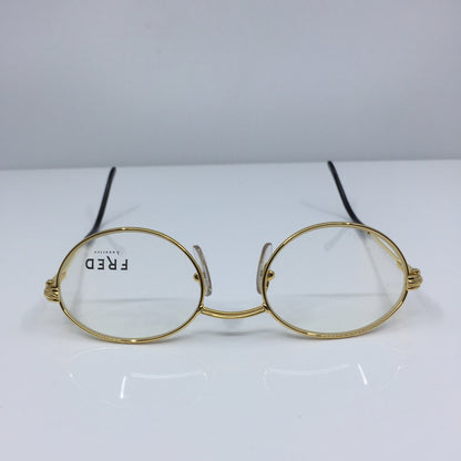 Vintage Fred Lunettes Ketch Gold Eyeglasses - Super Vision Optical