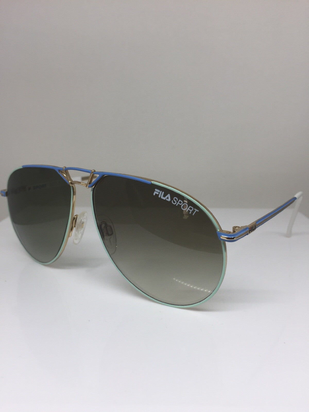 Vintage Fila Sport FILA 8802 Blue Sunglasses - Super Vision Optical