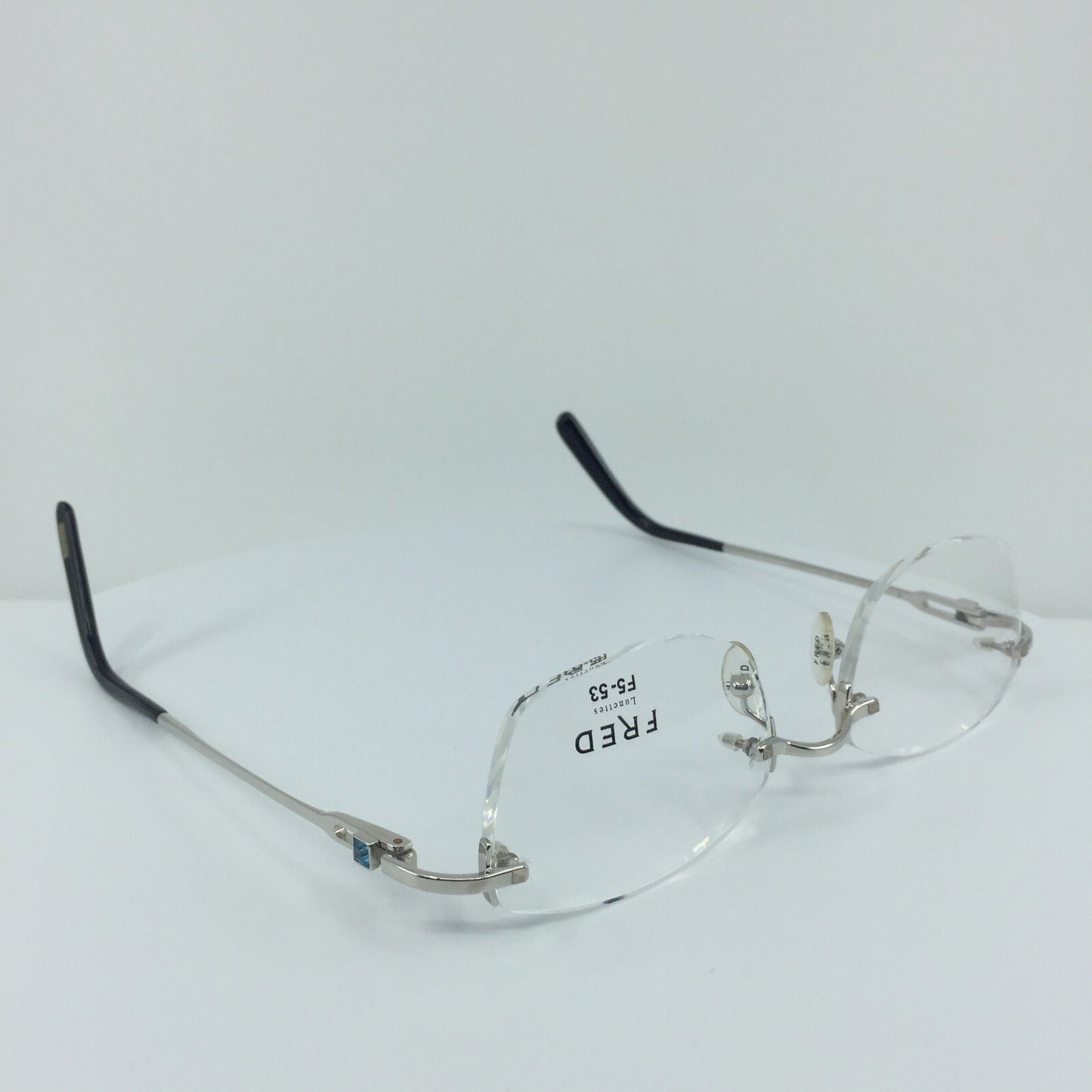 Vintage Fred Lunettes Alaska Prestige F5 Silver Eyeglasses - Super Vision Optical