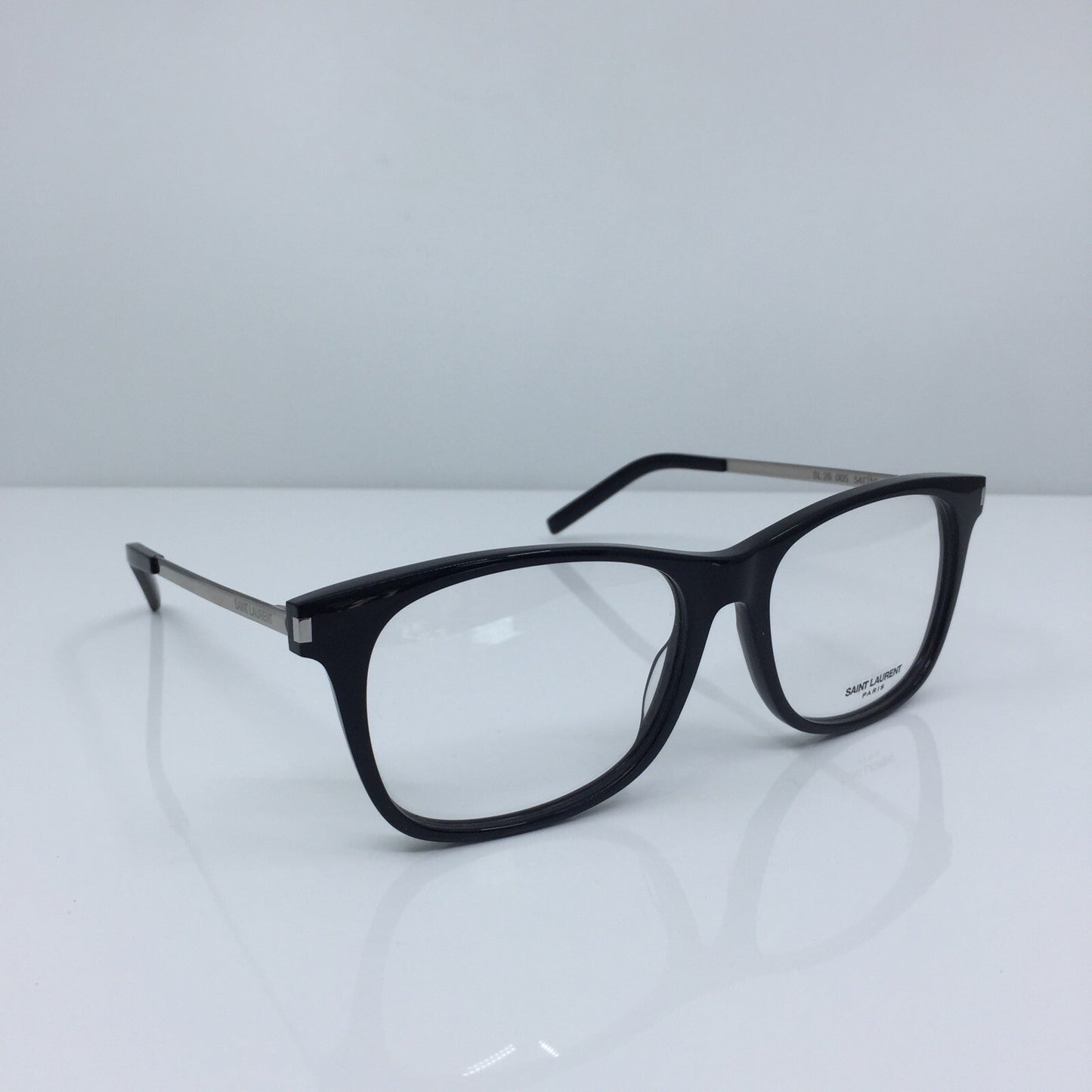Vintage Saint Laurent SL 26 Silver Eyeglasses - Super Vision Optical