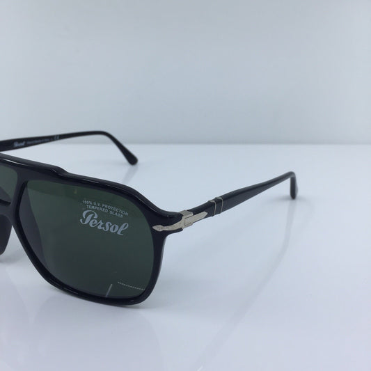 Vintage Persol PE 3223-S Black Sunglasses - Super Vision Optical