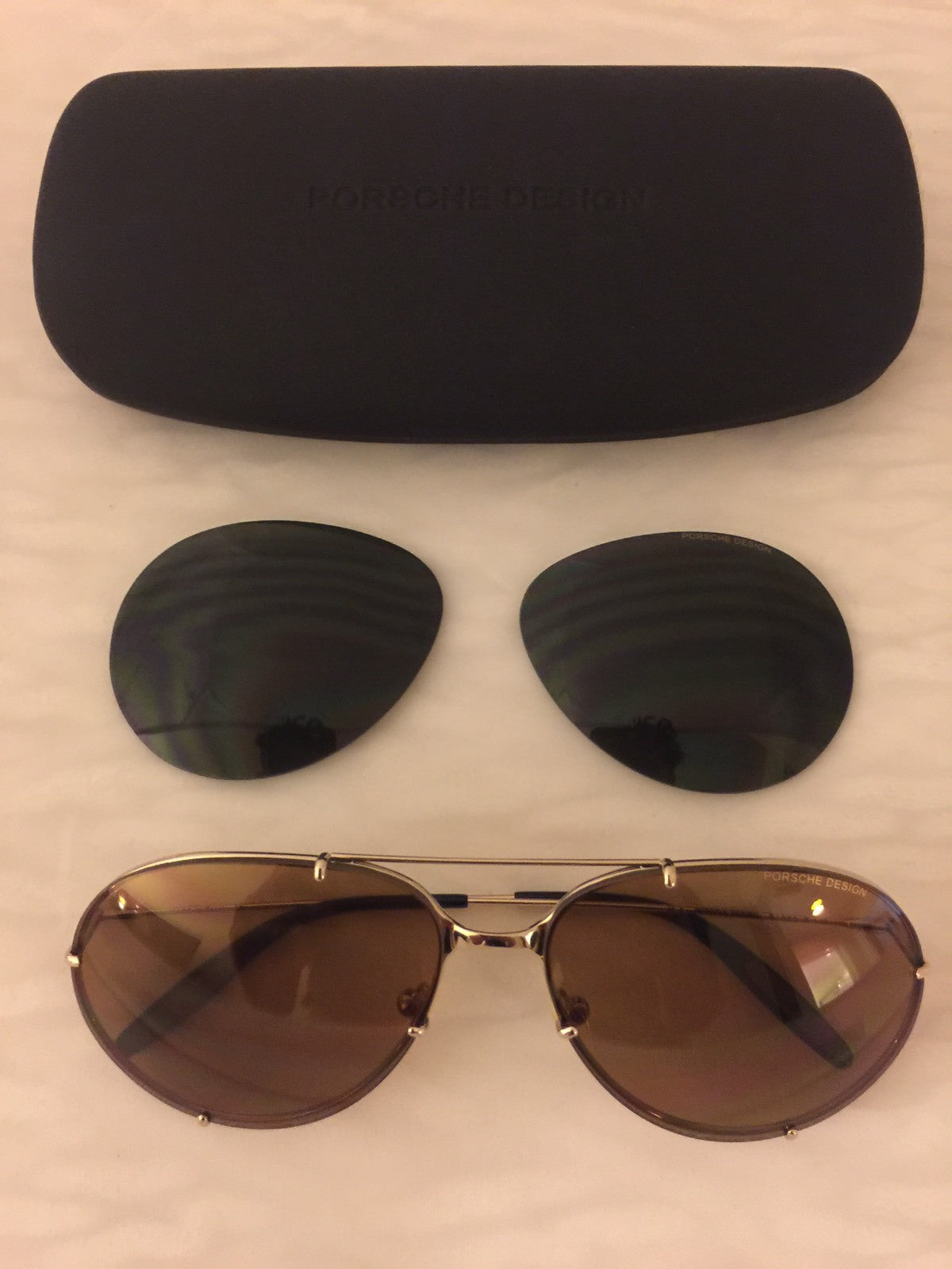 Vintage Porsche Design P1002-B Gold Sunglasses - Super Vision Optical