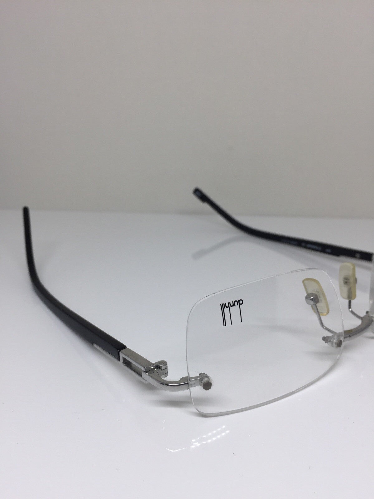 Vintage Dunhill DU03801 Silver Eyeglasses - Super Vision Optical