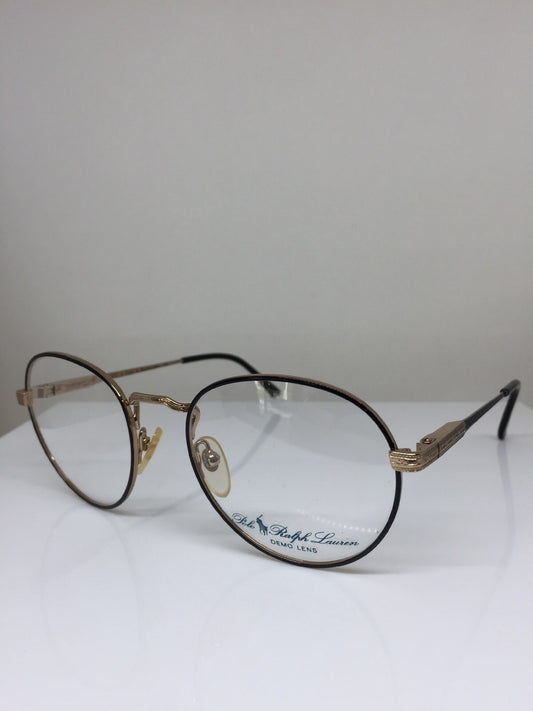 Vintage Ralph Lauren Polo Classic Vl Flex Black Eyeglasses - Super Vision Optical