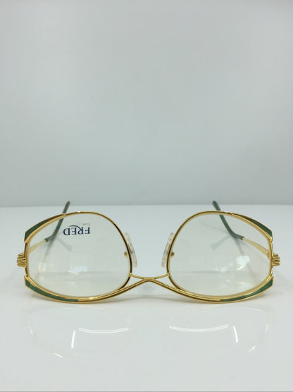 Vintage FRED Lunettes Paris Joyau Gold Sunglasses - Super Vision Optical