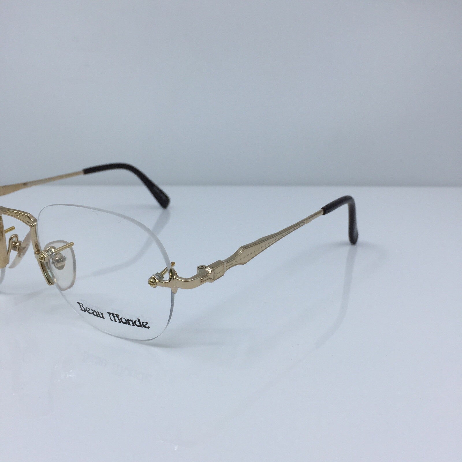 Vintage Beau Monde Collection Westbury Gold Eyeglasses - Super Vision Optical