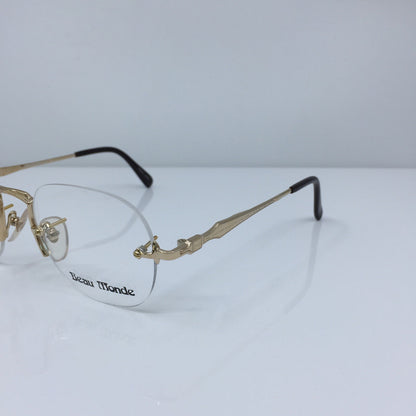 Vintage Beau Monde Collection Westbury Gold Eyeglasses - Super Vision Optical