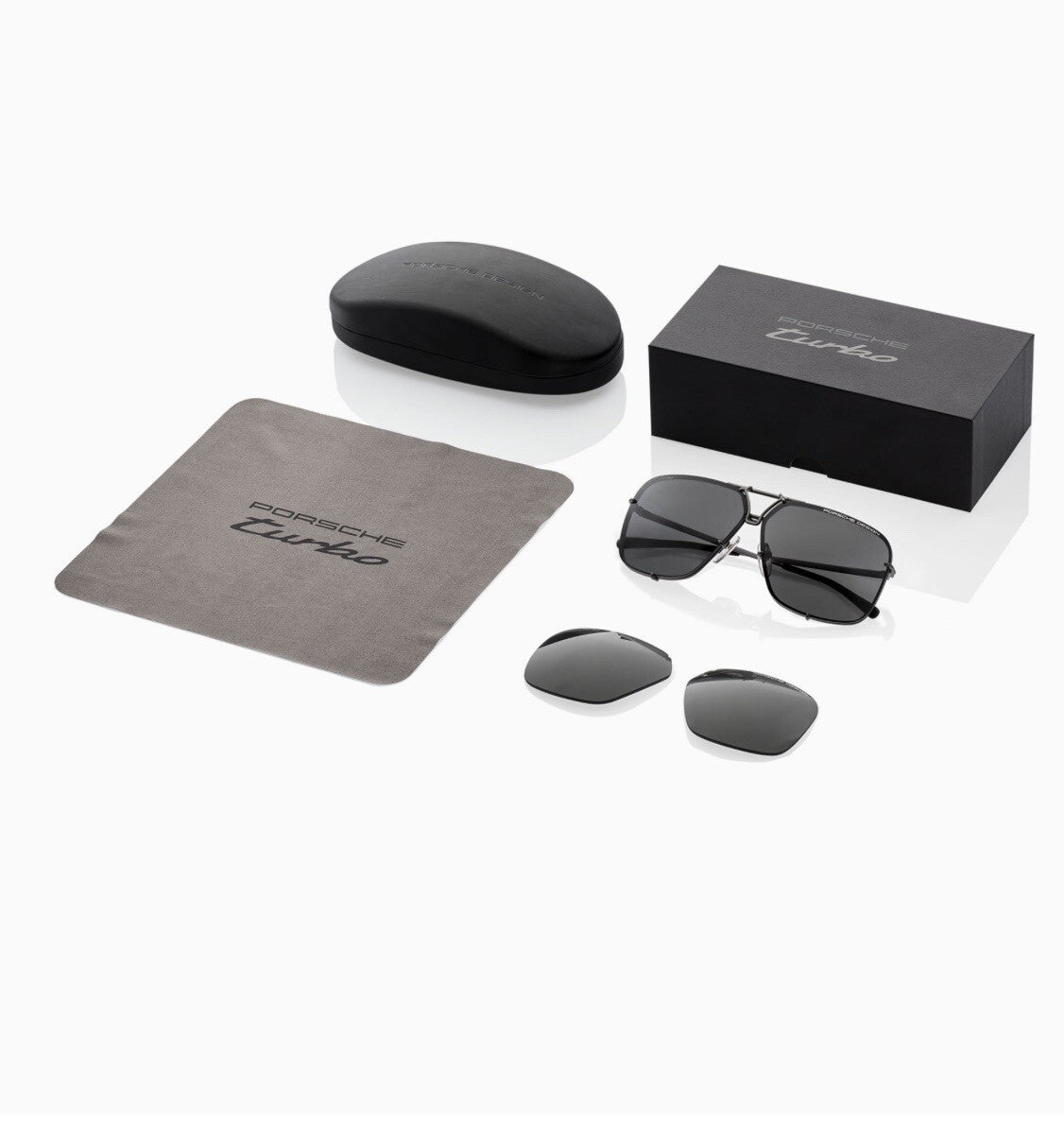 Vintage Porsche Design Porsche Design P 8928 Turbo Grey Sunglasses - Super Vision Optical