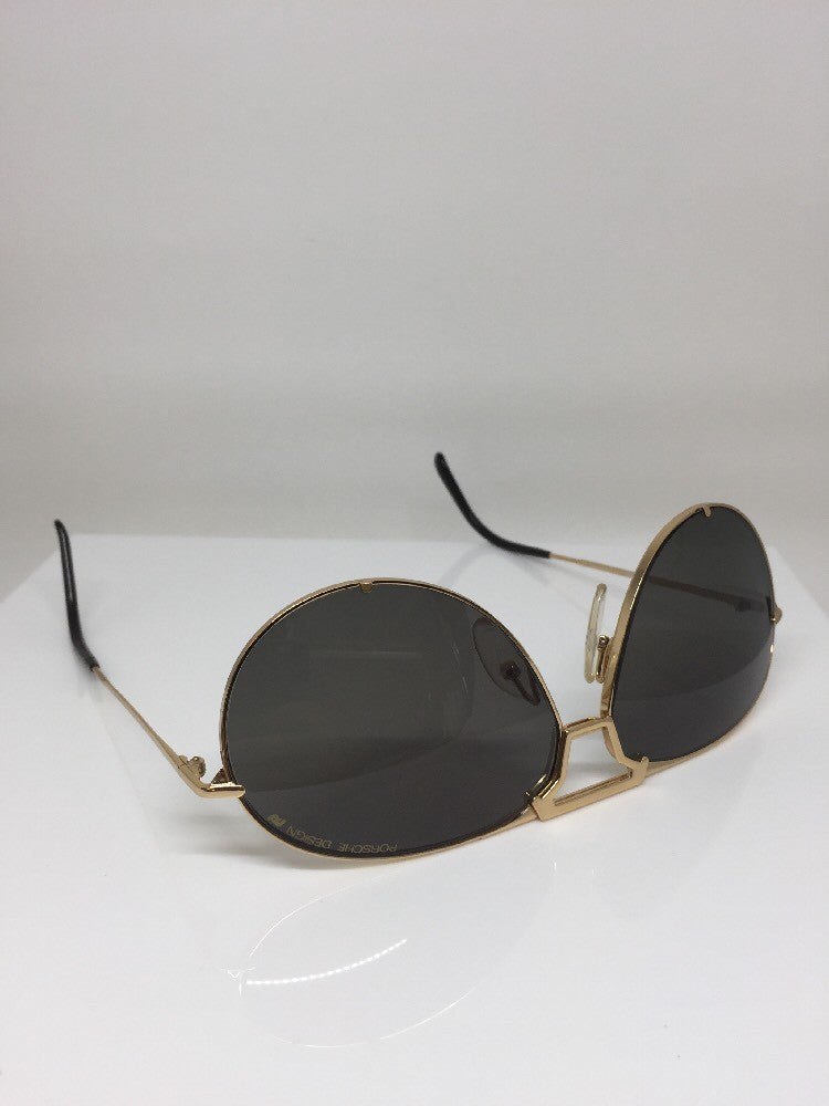 Vintage Porsche Design P5651 Gold Sunglasses - Super Vision Optical