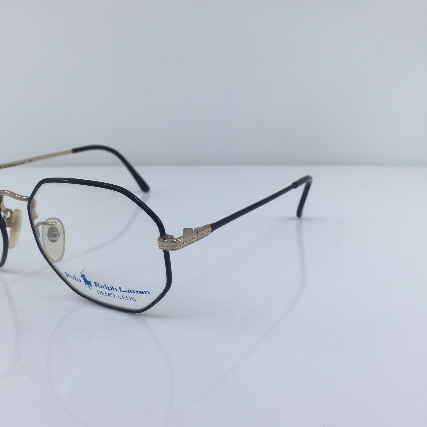 Vintage Ralph Lauren Polo Classic VII Black Eyeglasses - Super Vision Optical