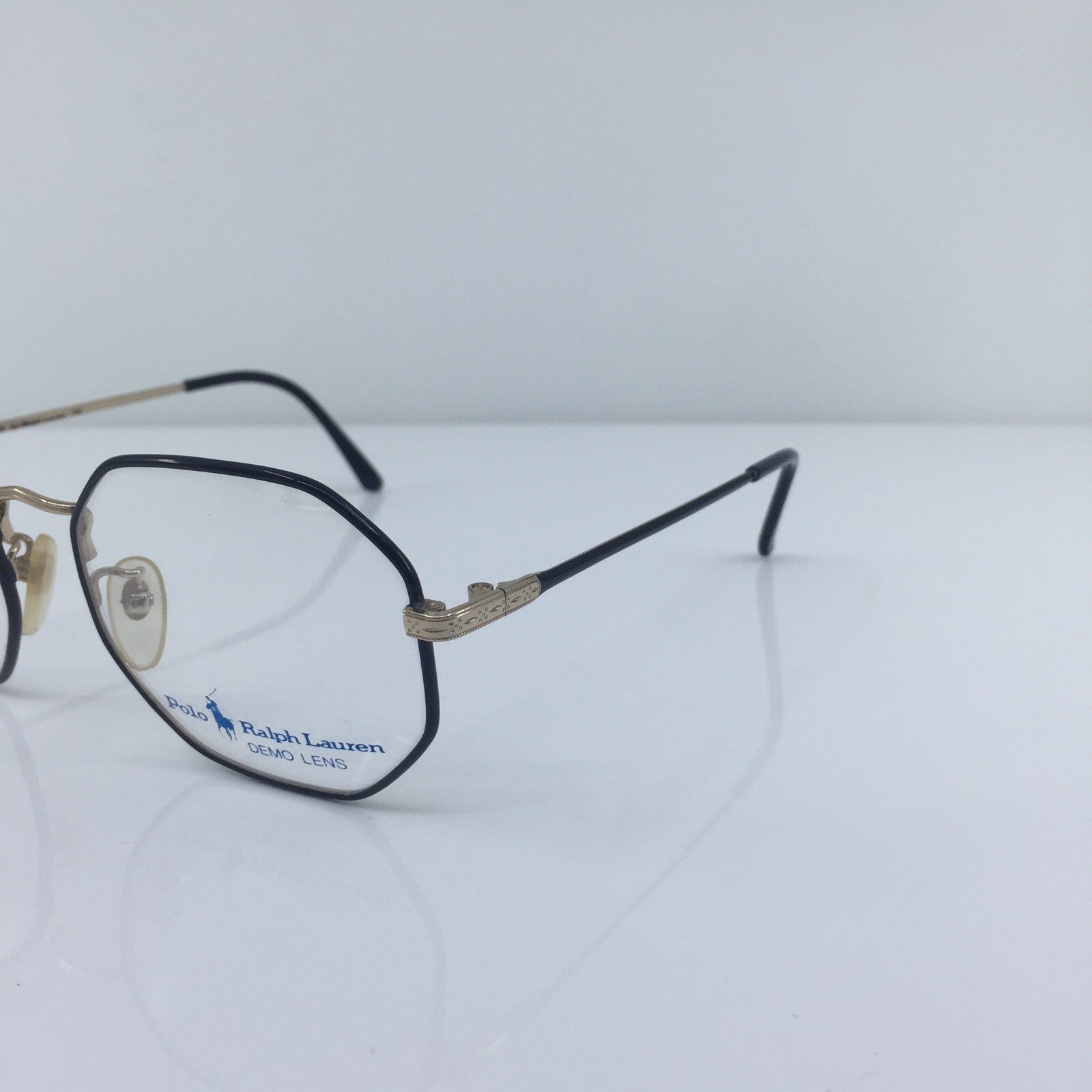 Vintage Ralph Lauren Polo Classic VII Black Eyeglasses - Super Vision Optical