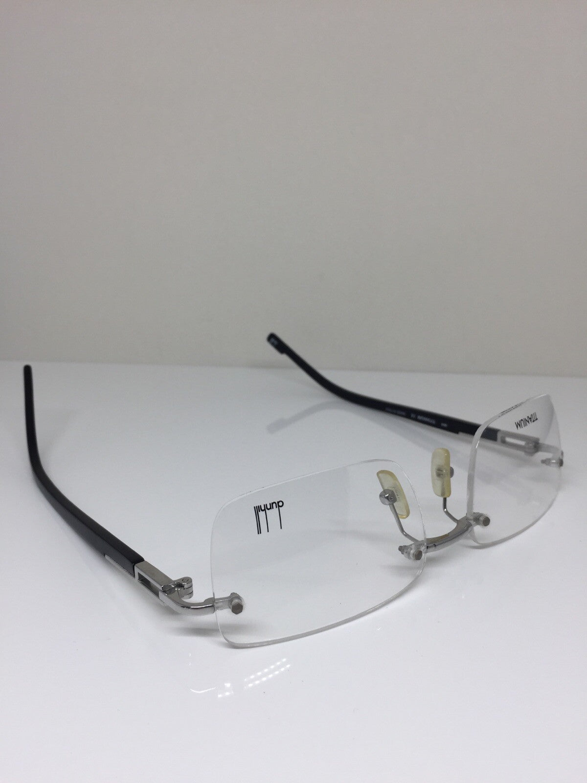 Vintage Dunhill DU03801 Silver Eyeglasses - Super Vision Optical