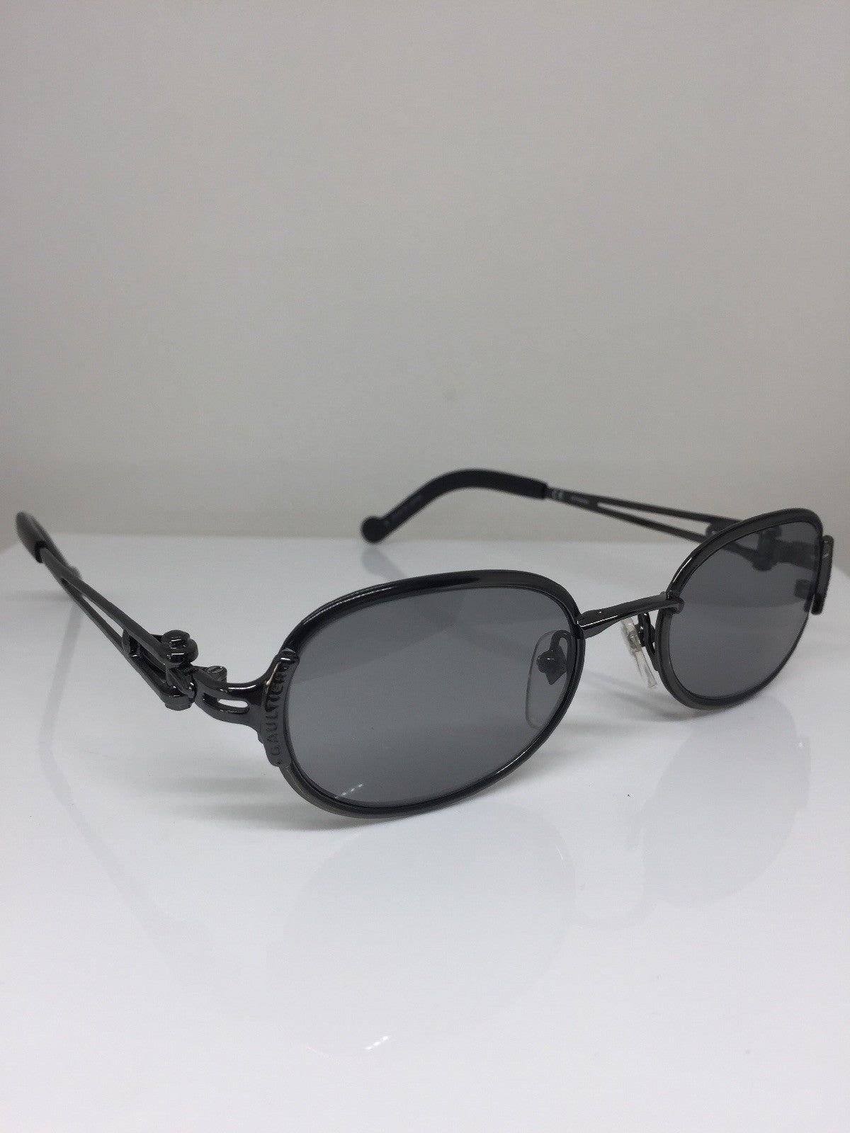 Vintage Jean Paul Gaultier JPG 56-0004 Gunmetal Sunglasses - Super Vision Optical
