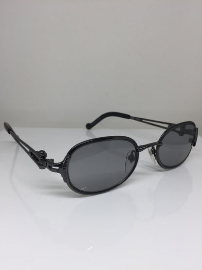 Vintage Jean Paul Gaultier JPG 56-0004 Gunmetal Sunglasses - Super Vision Optical