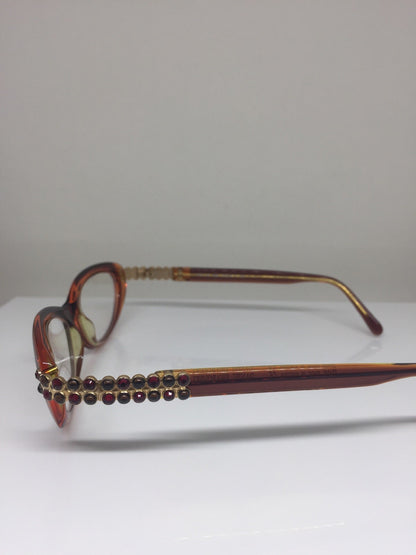 Vintage Daniel Swarovski S143/20 6052 Gold Eyeglasses - Super Vision Optical