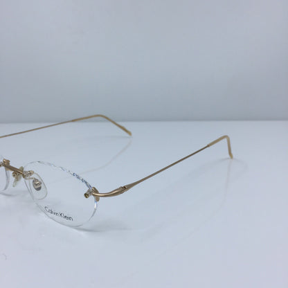 Vintage Calvin Klein CK 520 Gold Sunglasses - Super Vision Optical