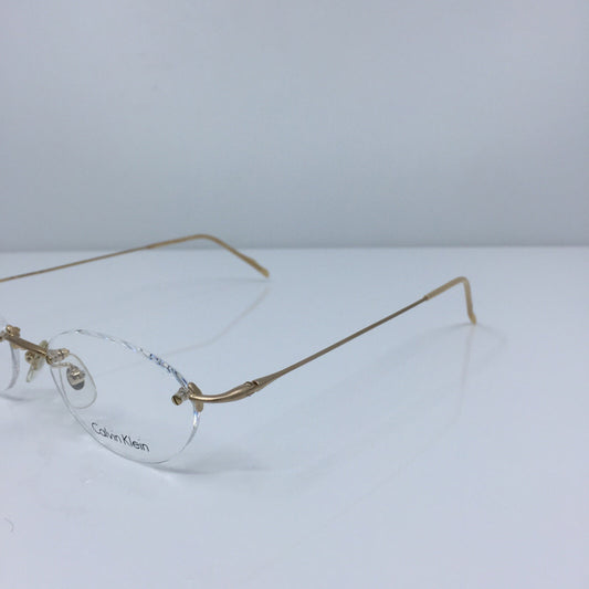 Vintage Calvin Klein CK 520 Gold Sunglasses - Super Vision Optical