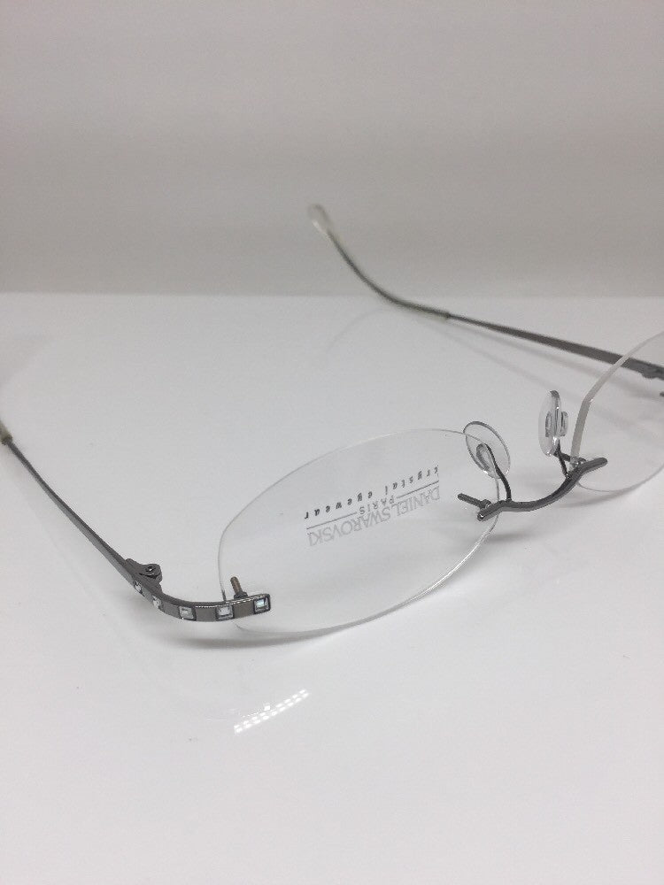 Vintage Daniel Swarovski S 058 Silver Sunglasses - Super Vision Optical