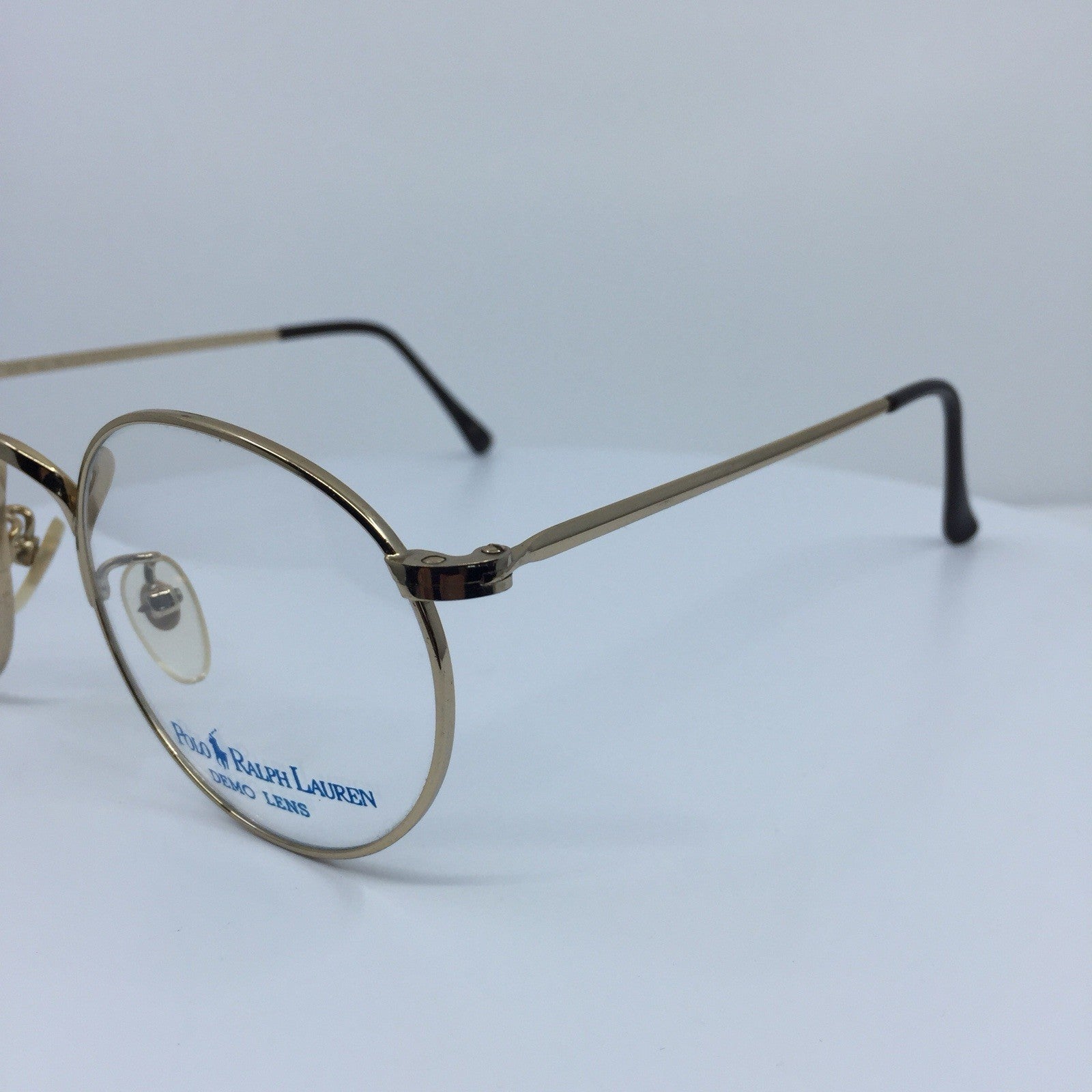Vintage Ralph Lauren Polo Classic XXV By Ralph Lauren Gold Eyeglasses - Super Vision Optical