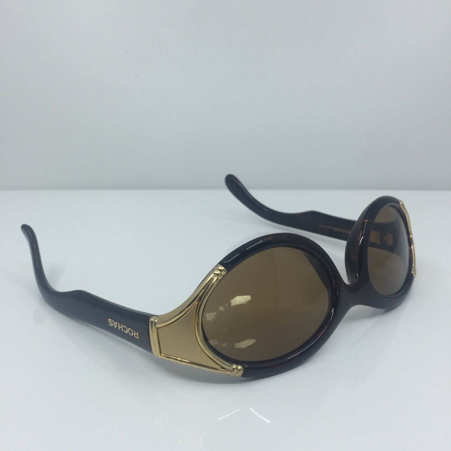 Vintage Rochas Paris ROCHAS PARIS 9032 Gold Sunglasses - Super Vision Optical