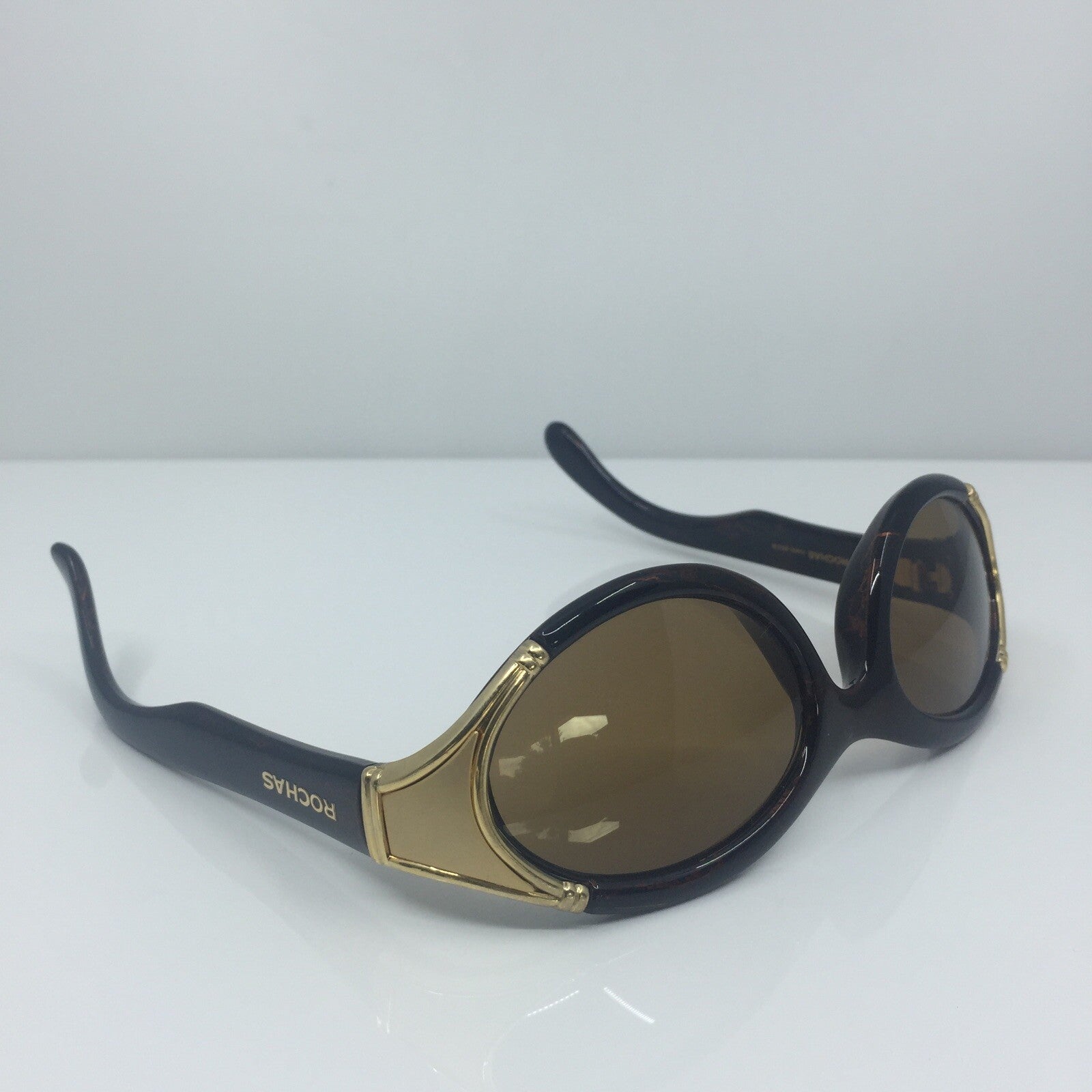 Vintage Rochas Paris ROCHAS PARIS 9032 Gold Sunglasses - Super Vision Optical