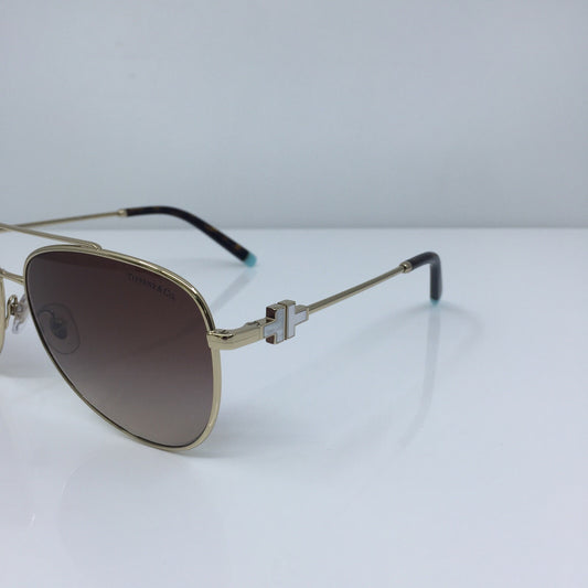 Vintage Tiffany & Co. TF 3080 Gold Sunglasses - Super Vision Optical