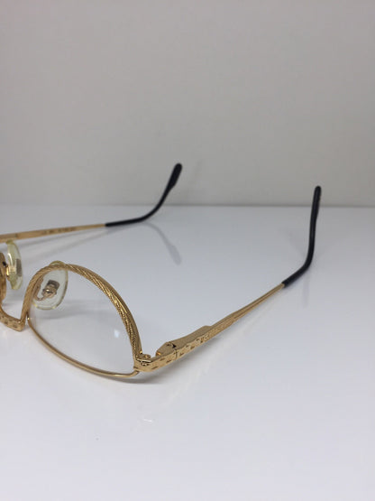 Vintage Tiffany Lunettes Tiffany Lunettes T77 Gold Sunglasses - Super Vision Optical