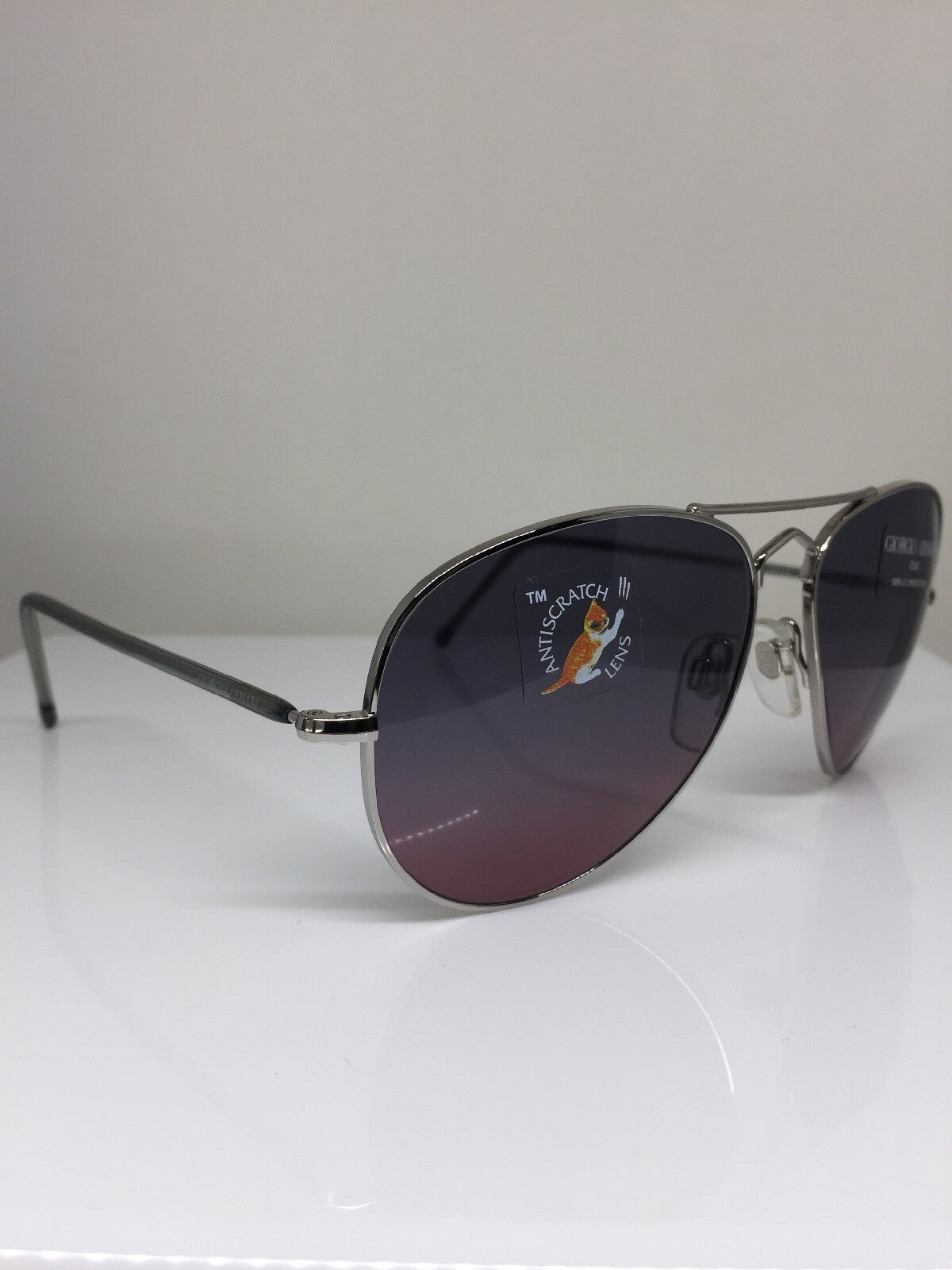 Vintage Giorgio Armani GA 615 S Silver Sunglasses - Super Vision Optical