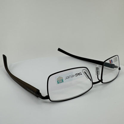 Vintage Tag Heuer TH 8005 Brown Eyeglasses - Super Vision Optical