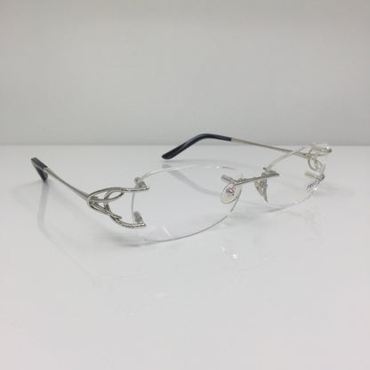 Vintage Fred Lunettes Volute F2 Silver Eyeglasses - Super Vision Optical