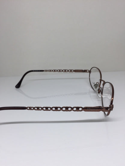 Vintage Salvatore Ferragamo SF 1533 Brown Eyeglasses - Super Vision Optical