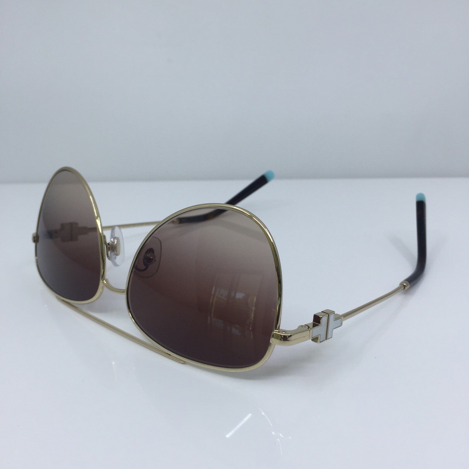 Vintage Tiffany & Co. TF 3080 Gold Sunglasses - Super Vision Optical