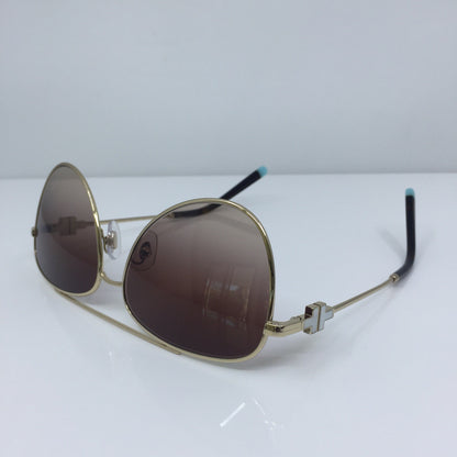 Vintage Tiffany & Co. TF 3080 Gold Sunglasses - Super Vision Optical