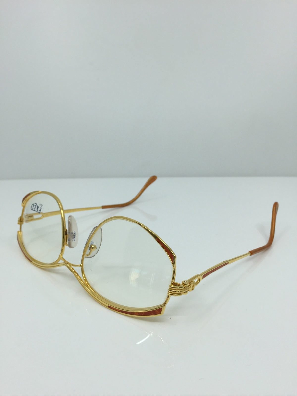 Vintage FRED Lunettes Paris Joyau Gold Eyeglasses - Super Vision Optical