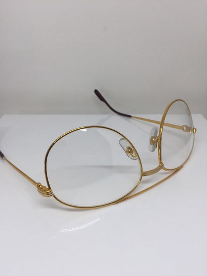Vintage Cartier Louis Cartier Driver Gold Eyeglasses - Super Vision Optical