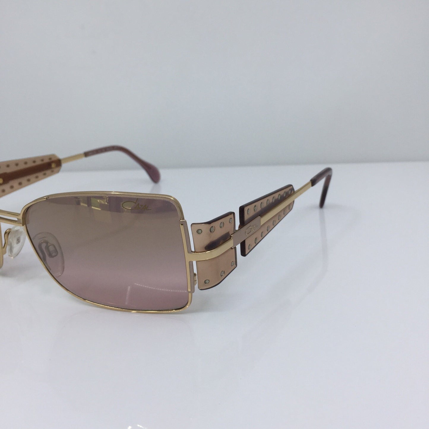 Vintage Cazal MOD. 947 Gold Sunglasses - Super Vision Optical