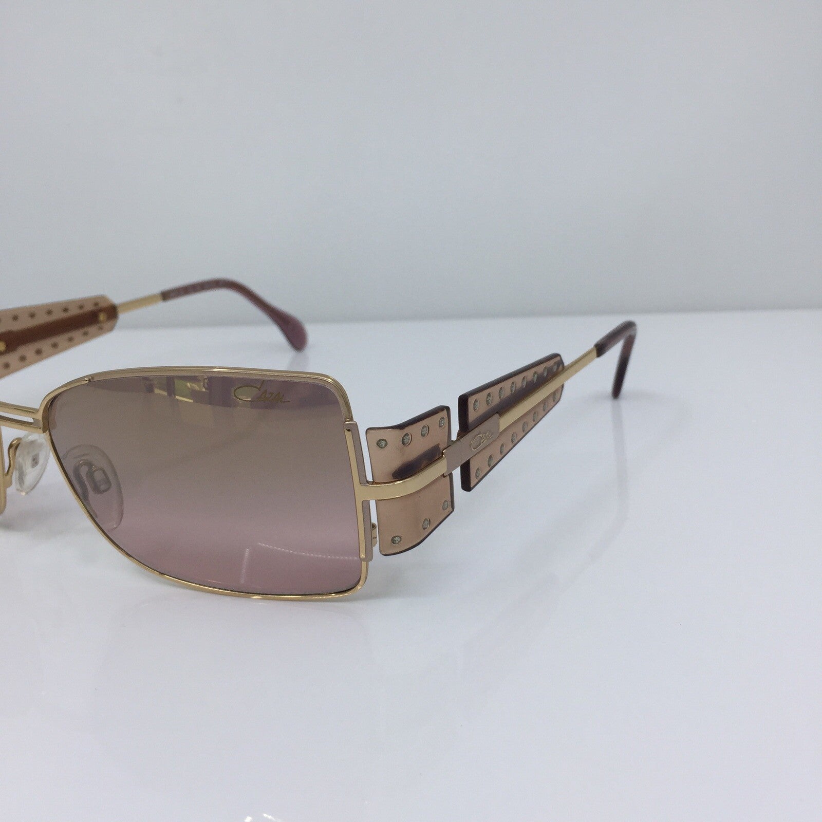 Vintage Cazal MOD. 947 Gold Sunglasses - Super Vision Optical