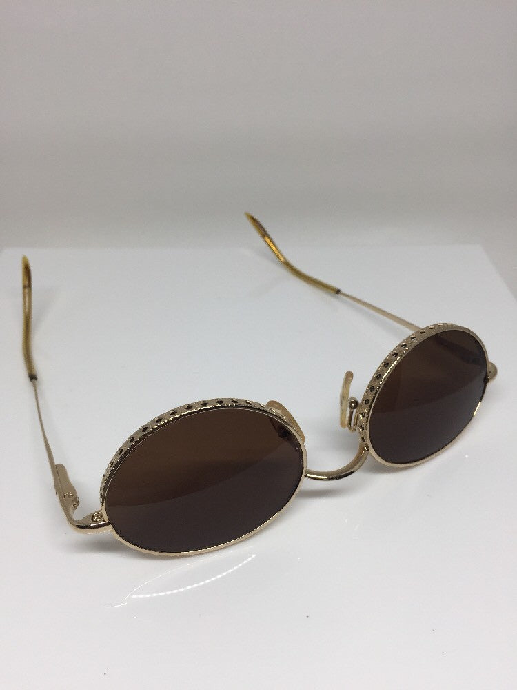 Vintage Christian Dior CD Edith Gold Sunglasses - Super Vision Optical