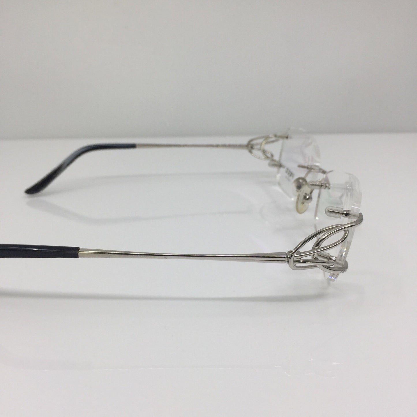 Vintage Fred Lunettes Volute F2 Silver Eyeglasses - Super Vision Optical