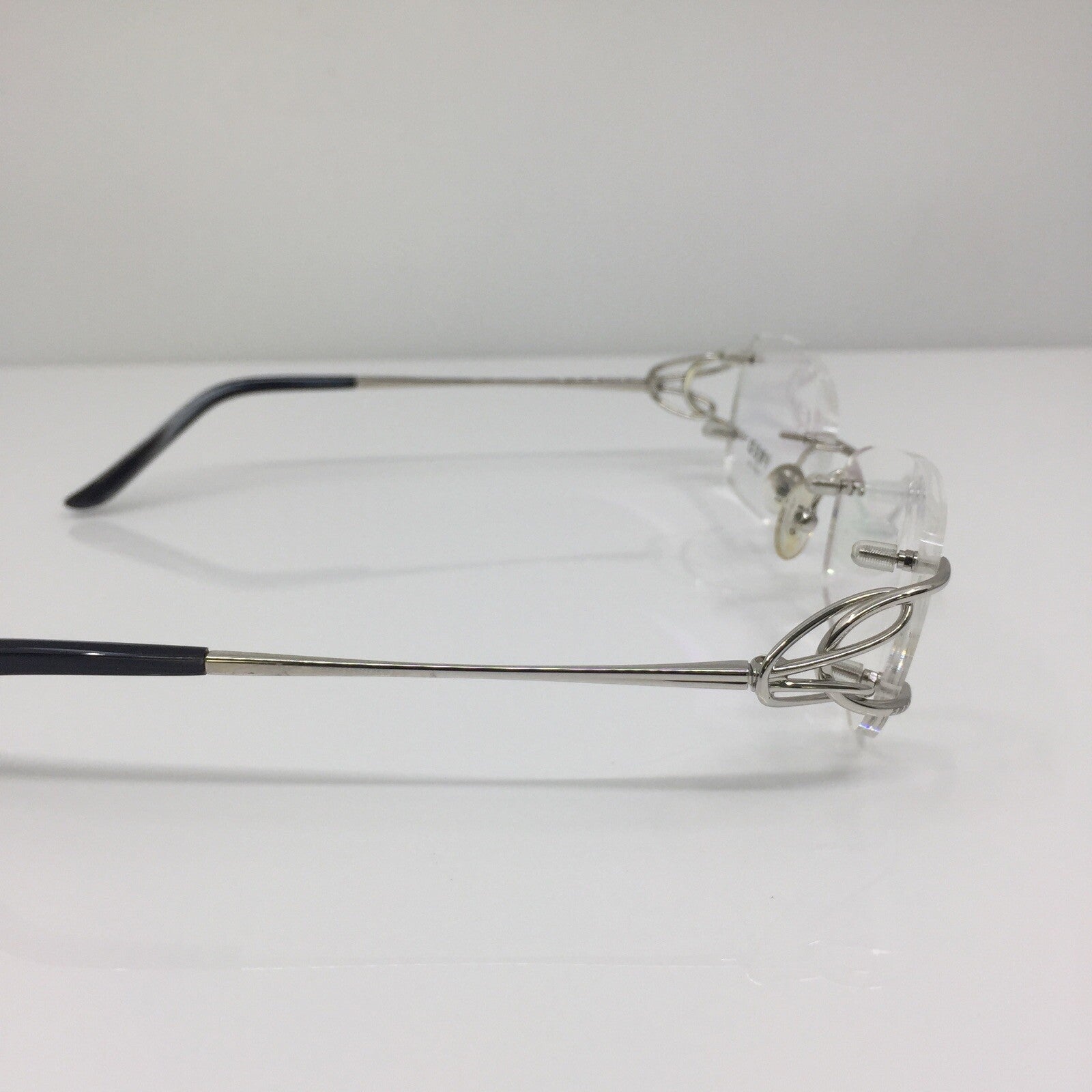Vintage Fred Lunettes Volute F2 Silver Eyeglasses - Super Vision Optical
